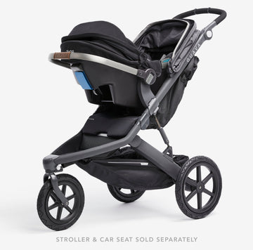 Roam Car Seat Adapter with text: "Stroller & Car Seat Sold Separately"